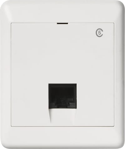 WALLU.CAT. 5 1XRJ45/UTP Surface