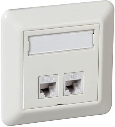 RS16/MOD in TL 2X8 C6 UTP POLAR WHITE