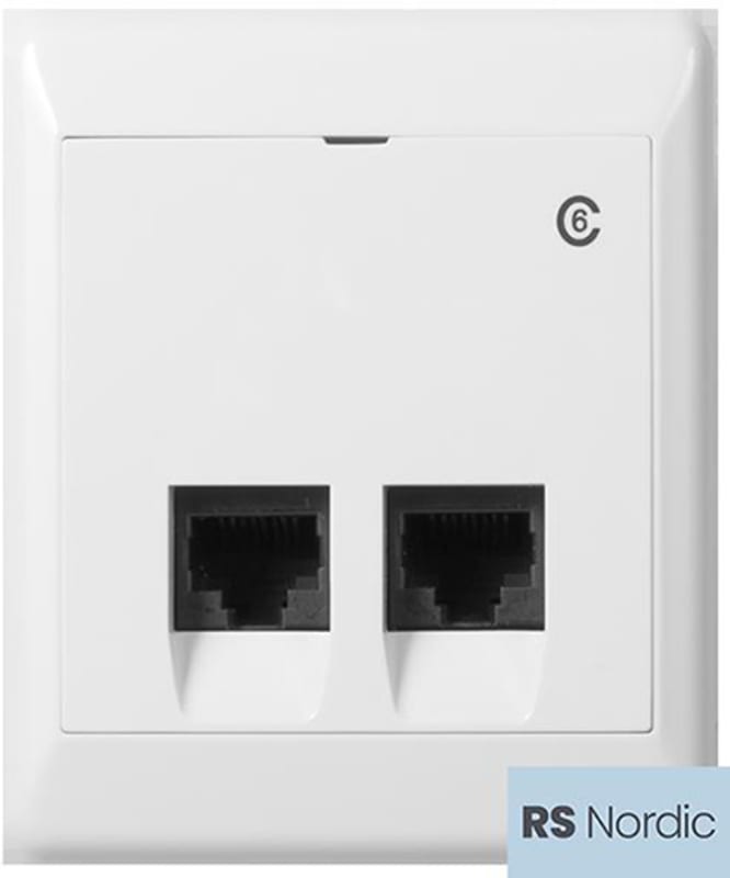MOD 2X8 CAT. 6 UTP P RS Pure WHITE (EKO07481)