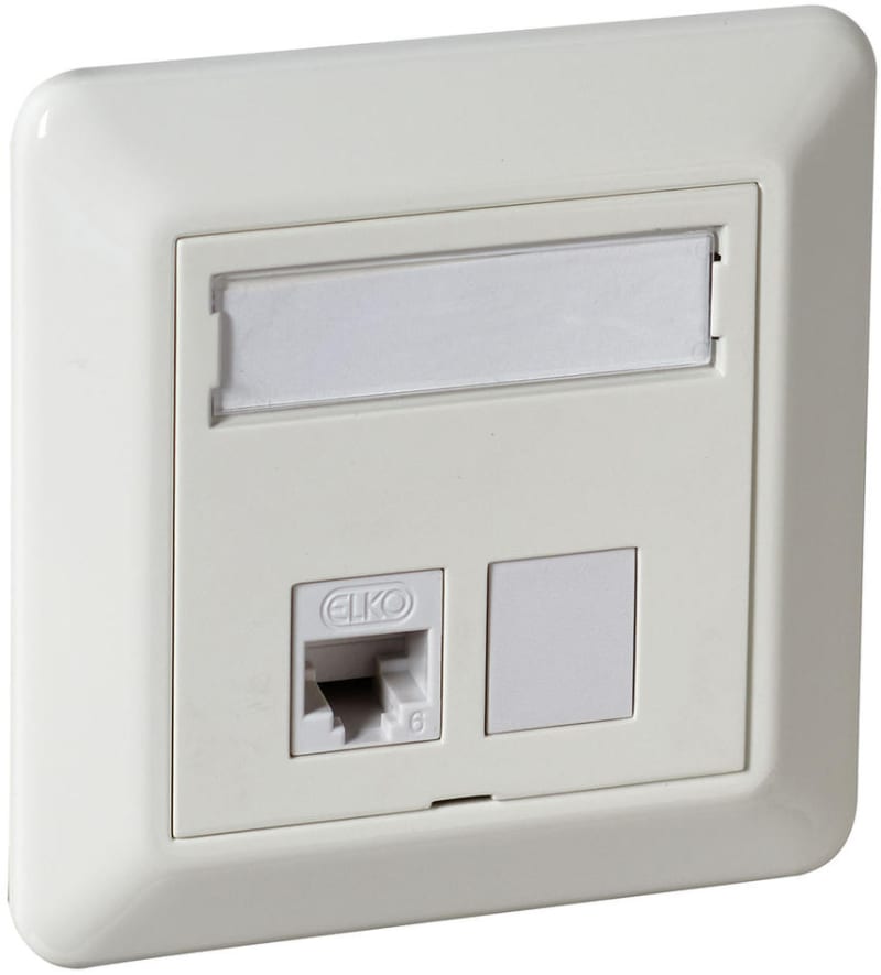 RS16/MOD in TL1X8 C6 UTP POLAR WHITE (EKO05530)