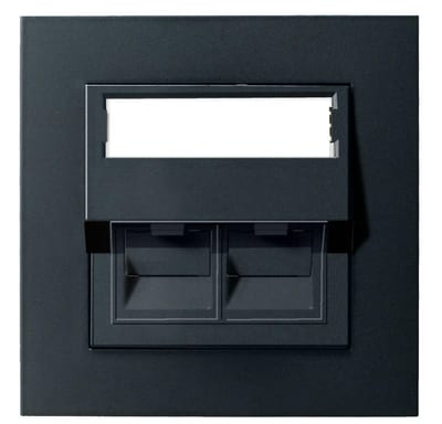PLUS/MOD in TL 1X8 C6 UTP Black