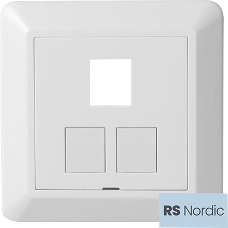 MOD 3XKEYSTONE Empty Flush RS PURE WHITE (EKO30159)