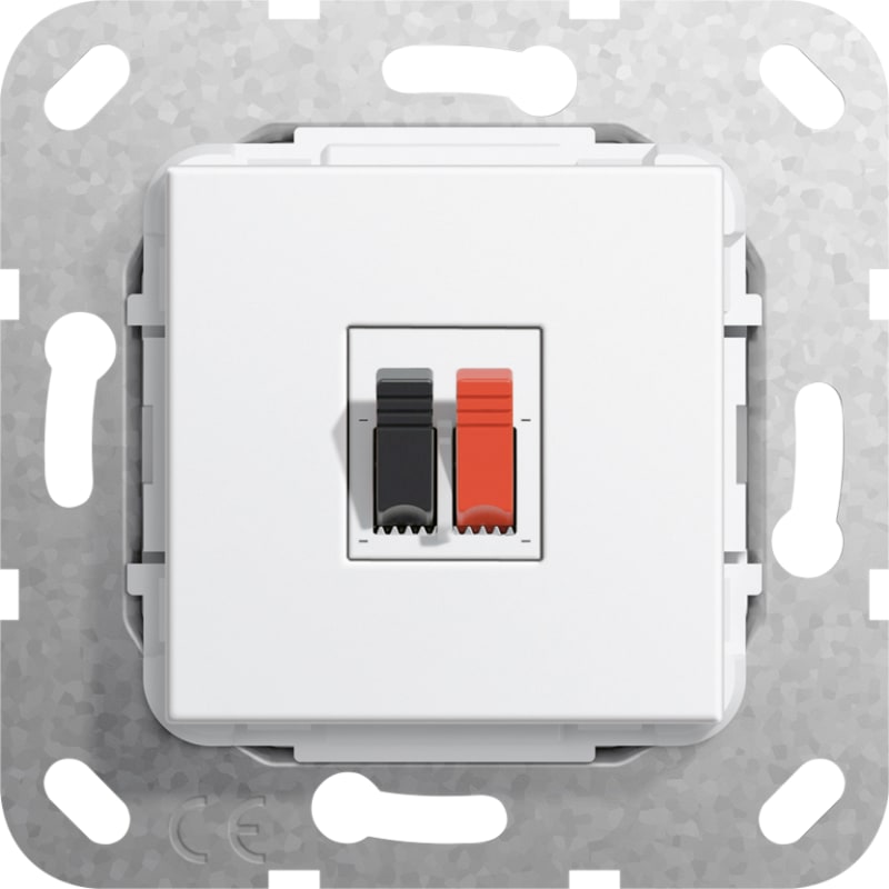 Function GI569203 Loudspeaker Outlet 1-Gang Insert White