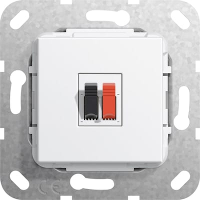 Function GI569203 Loudspeaker Outlet 1-Gang Insert White