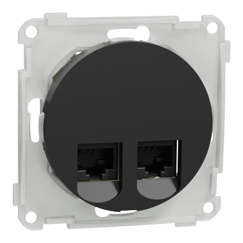 MOD.UT.2X8 Cat 6 UTP LSA One Black (EKO50116)