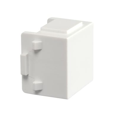 S-One blanking plug mounting box white