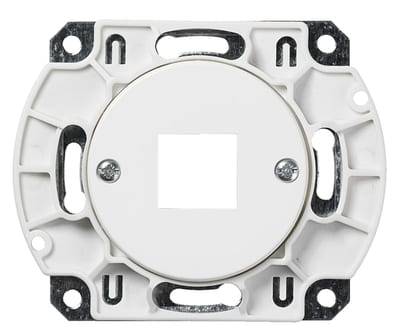Robust recessed centre plate 2XS-ONE white