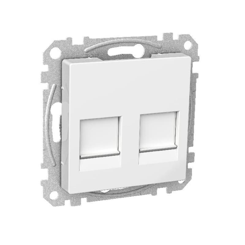 Keystone X2 Centre Plate recessed white (WDE002377)