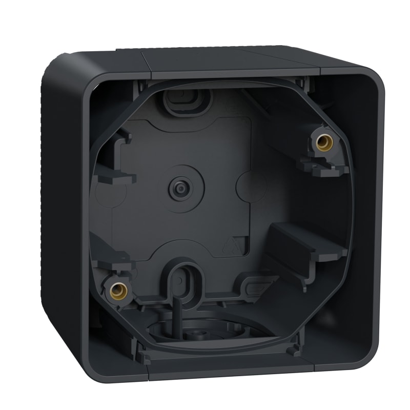Schneider Electric Mounted box, Mureva Styl, surface, 1 hallway, anthracite MUR37911