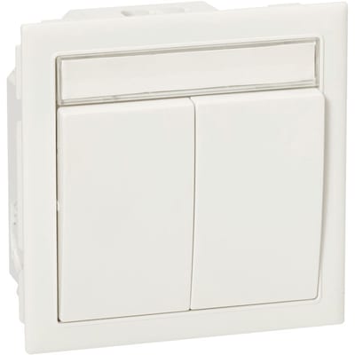 CYB Switch 2-Pole Set White