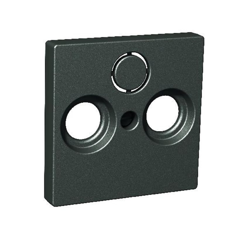 Exxact centre plate R+TV+(SAT) anthracite (WDE003445)
