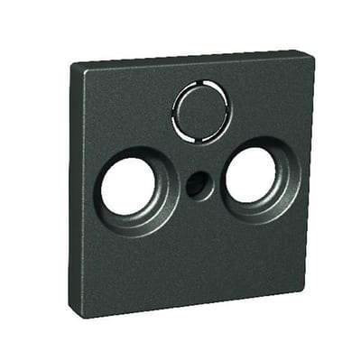 Exxact centre plate R+TV+(SAT) anthracite
