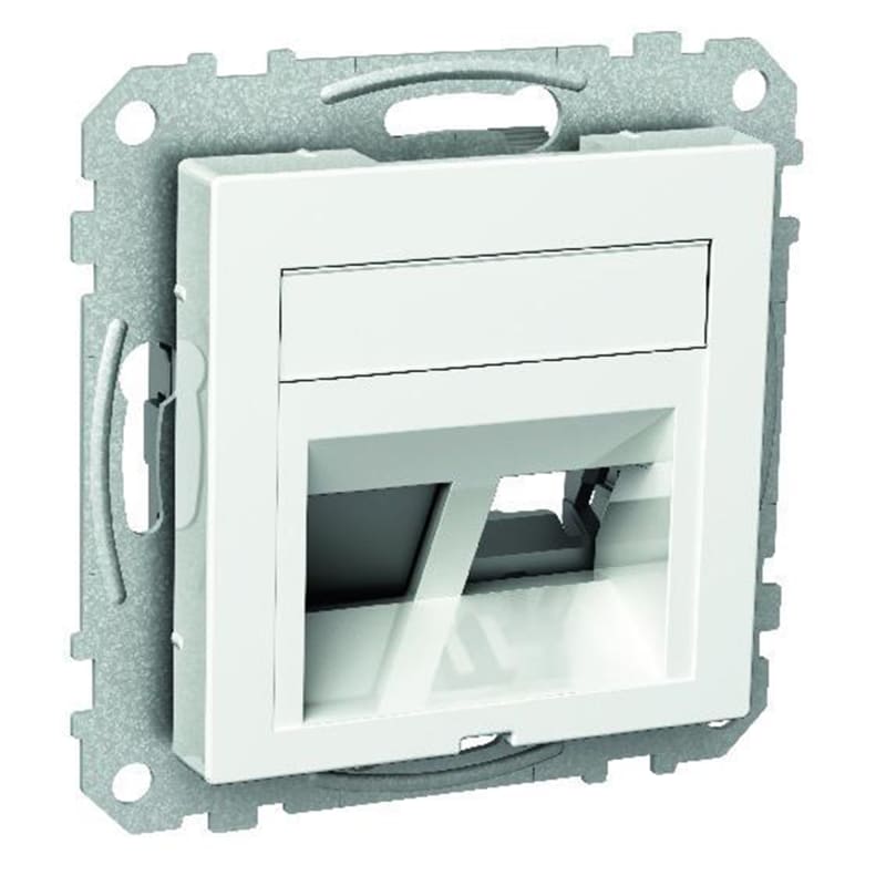 Exxact S-plate Lexcom angled, white (WDE002436)