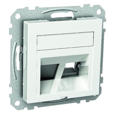 Exxact S-plate Lexcom angled, white