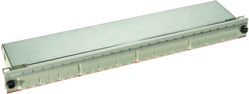 1U 19" PP 24P F/ Snap-IN M/GL (N521.663)