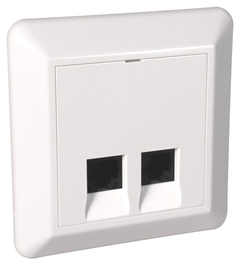 Modular contact 2XCAT. 6 UTP Wall-mounted RH NCS (6970076)