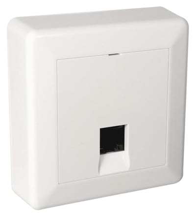 Modular contact 1XCAT. 6 UTP Wall-mounted NCS