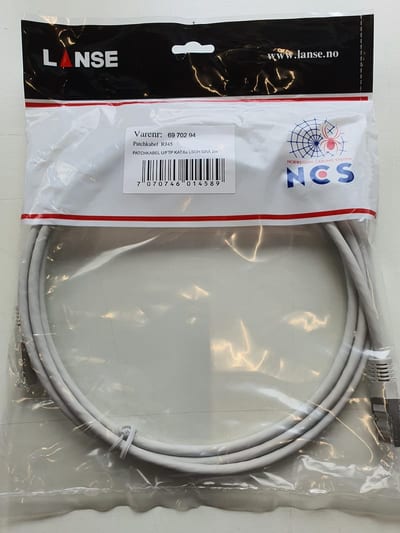STP Cat. 6A LSOH28AWG Grey 0,3M