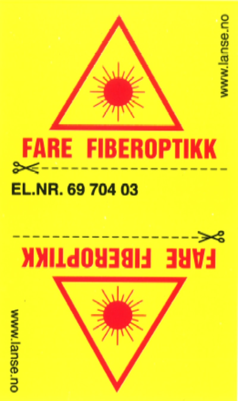 Label FOR Fiber LARGE (6970403)
