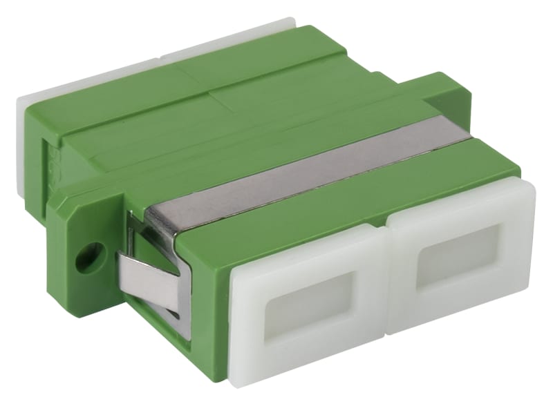 Fibre adapter SC-D SM APC Green (6970445)