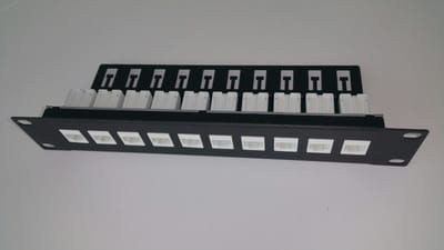 Patchpane 10"12PORT L UTP C6E