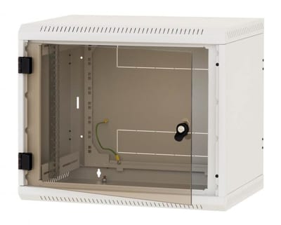 Wall-Mount Cabinet 18U 60D Glass Door