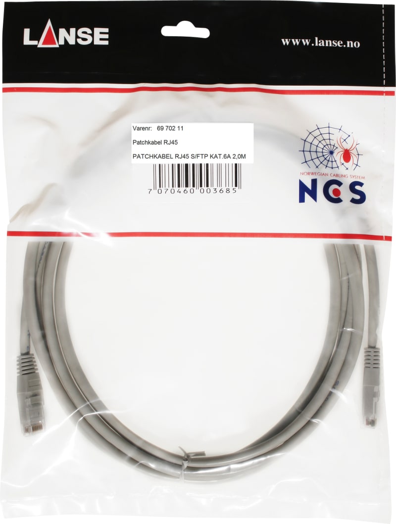 Patch CORD UTP KAT.6 GREY 7,0M (6970789)