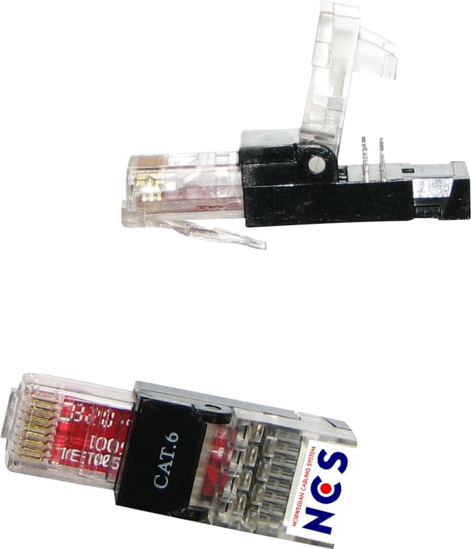 RJ45 UNIVPL. CAT. 6UTP VERK.FRI (57754)