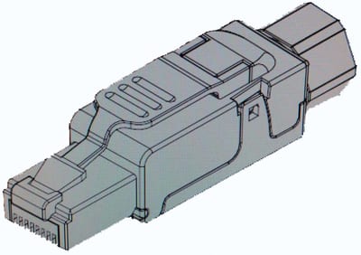 Universal Plug CAT. 6A VERK.FRI