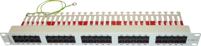 Patchpanel 50 X RJ45 UTP TELE (6970974)
