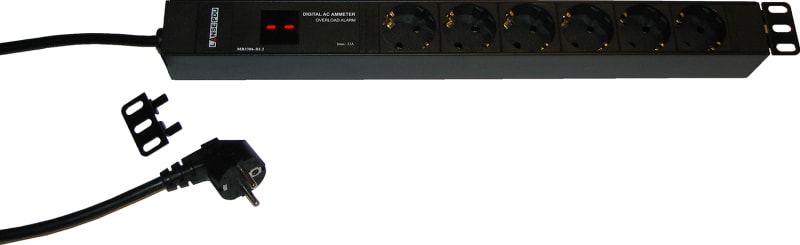 PDU 19" 6X16A DIN AMP.Meter (6970997)