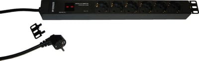 PDU 19" 6X16A DIN AMP.Meter
