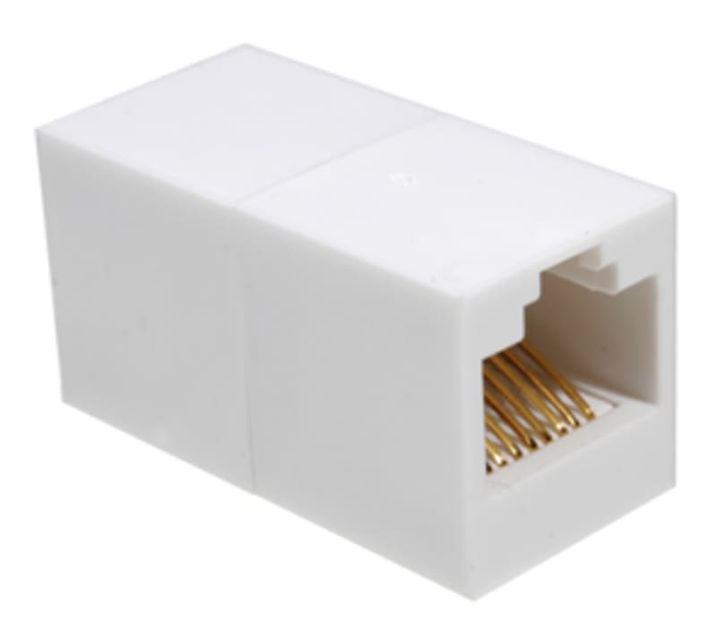 RJ45-to-RJ45 inline coupler (LAN19)