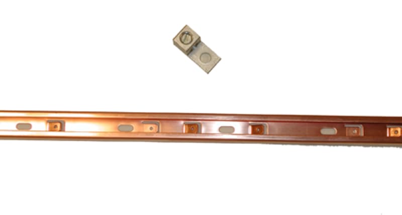 Earth Busbar 400mm with Jordkloss (lan 1117)