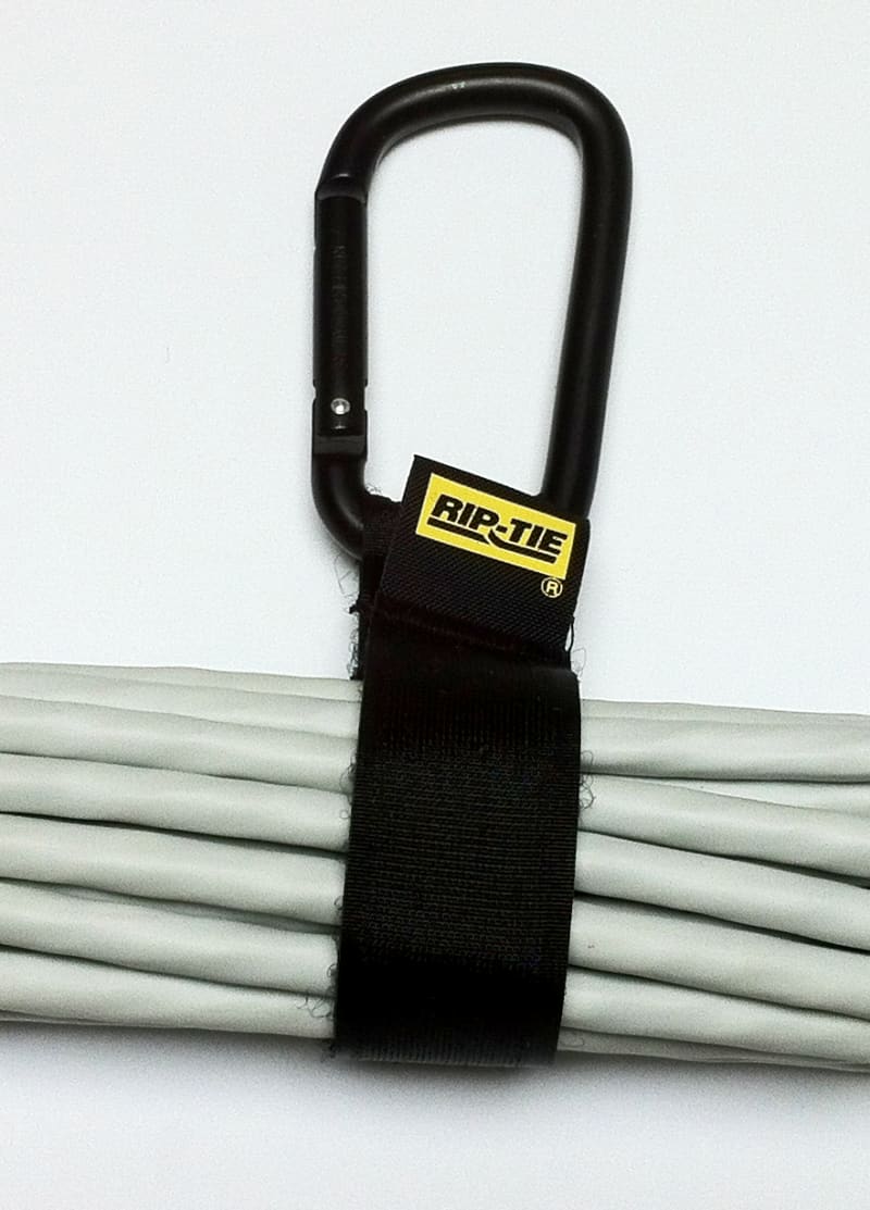 Lanse Hook-and-Loop Fastener with Carabiner 15 cm 5-Pack