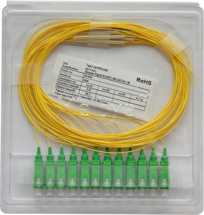 Fibre pigtail SM SC/APC 1.0M 12PK (6977463)