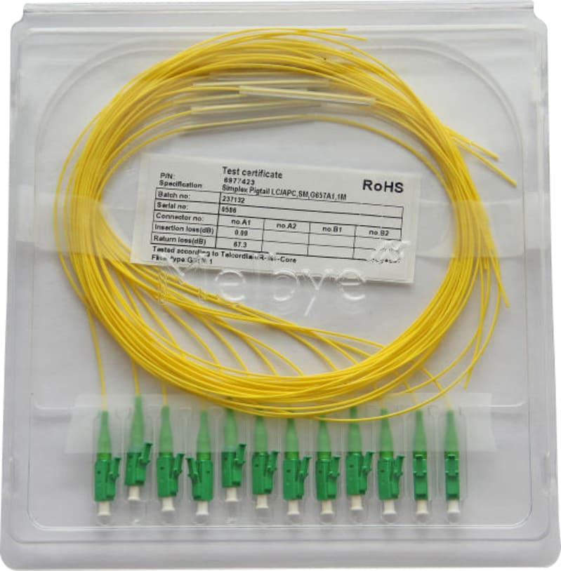 Fibre pigtail SM LC/APC 1.0M 12PK (6977465)