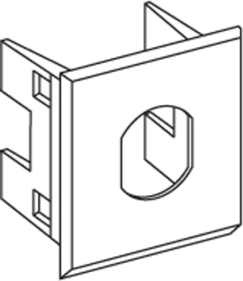 Mounting Frame for ST /koax adapter black (306580028)