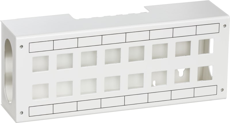 S-One pachboks 16P 2 rows wall-mounted white (208K9020)
