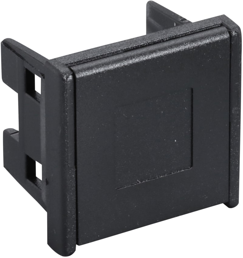 Mounting frame S-One with dust cover, black (306580027)