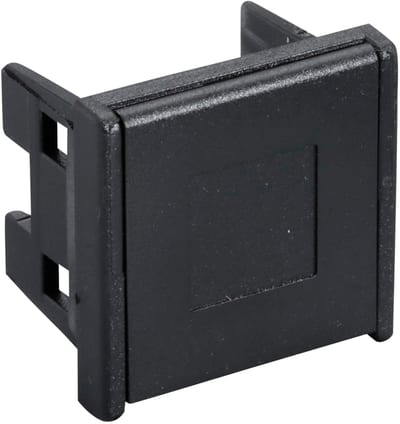 Mounting frame S-One with dust cover, black