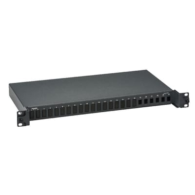 Schneider Electric Fibre patch panel, Actassi, 1U, 48-Fibre, LC duplex, unloaded ACTFM1UBLC48U