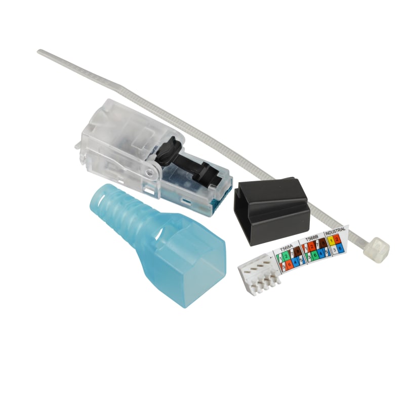 Schneider Electric Field termination plug, Actassi, RJ45, UTP, CAT6A ACTPG6ATLU001
