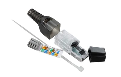 Schneider Electric Actassi - field terminal plug - Category 6 - UTP ACTPG6TLU001