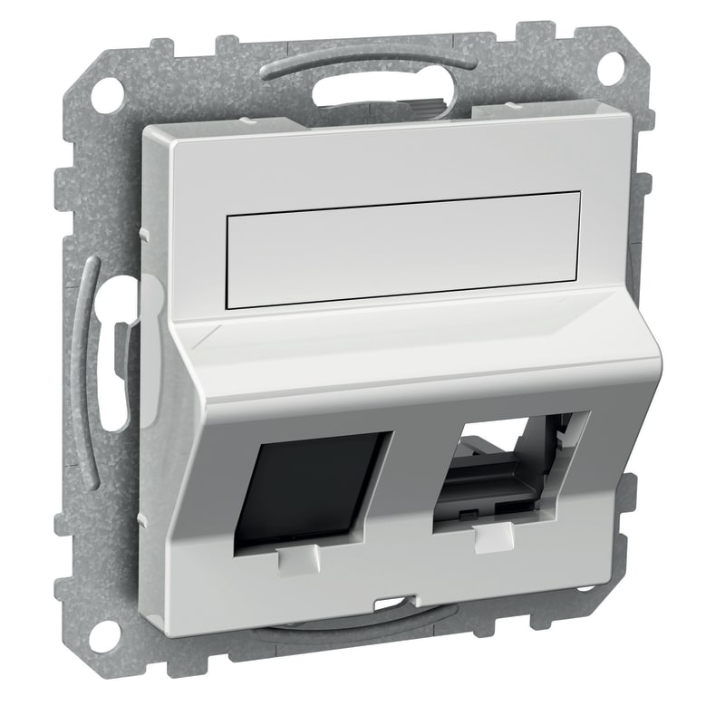 Exxact S-plate S-One/Keystone angled, white (WDE002420)