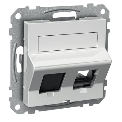 Exxact S-plate S-One/Keystone angled, white