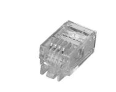 CommScope 6-641334-3 Modular Plug 4P4C UTP, Stranded, Pack of 100