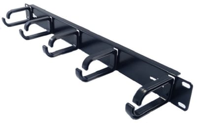Foss 6993563 19-inch Cable Management Panel Black