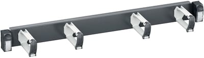 Patch cord guide, 1U, horizontal, 4 brackets