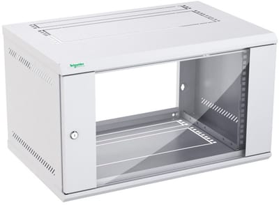 Schneider Electric Actassi KDB - Wall-Mounted KD Box 6U D400 F 19" Glazed NSYKDB6U4F